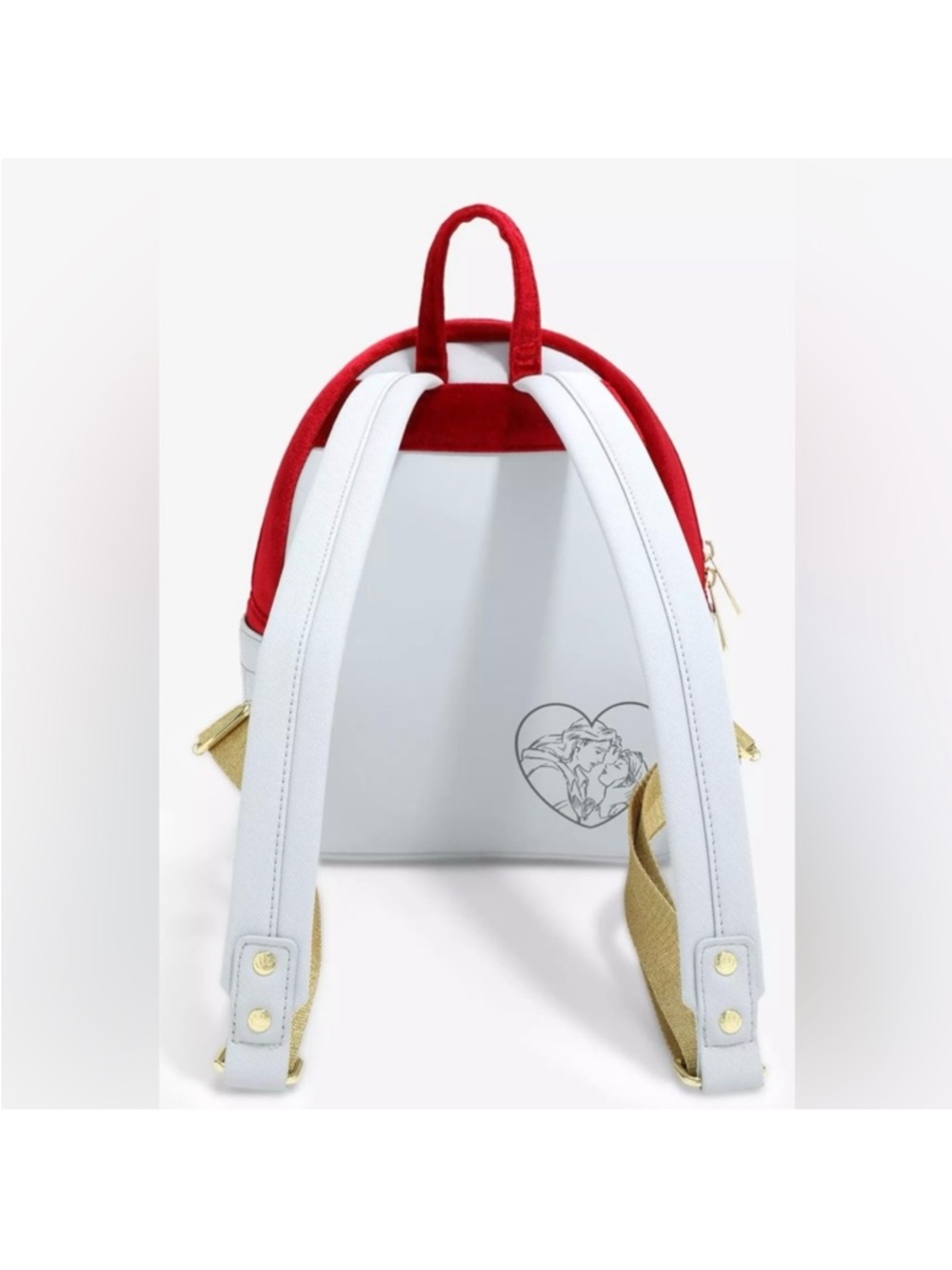 NWT Loungefly Disney Beauty and the Beast Stained Glass Portrait Mini Backpack - Picture 3 of 14